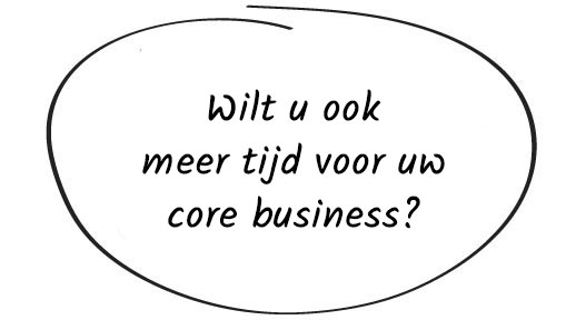 Wilt u ook meer tijd voor uw core business?